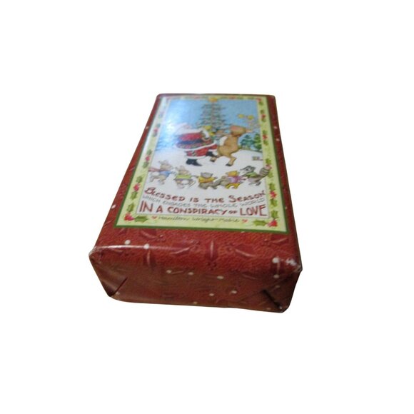 Mary Engelbreit Christmas Spice Bar Soap Festive Holiday Design Three Vintage - Picture 13 of 16